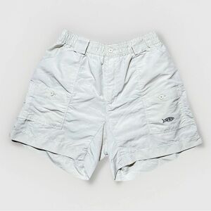 AFTCO The Original Fishing Shorts khaki Mens Size 34 Summer Outdoors